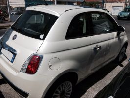 Fiat 500 blanche occasion